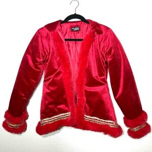 Hollywood Jackets. Christmas Jacket. Small. Beautiful metallic embroidery. Santa